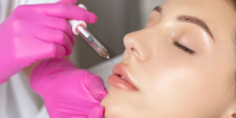 Injecting Lip Filler