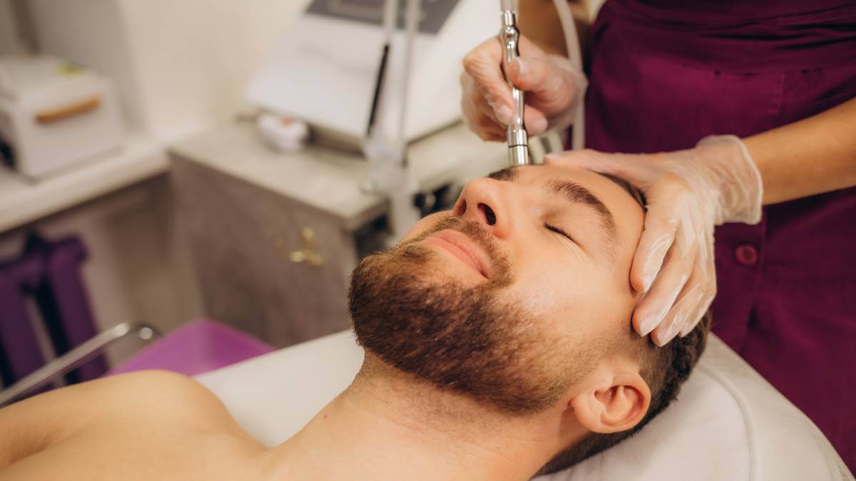 Male microdermabrasion